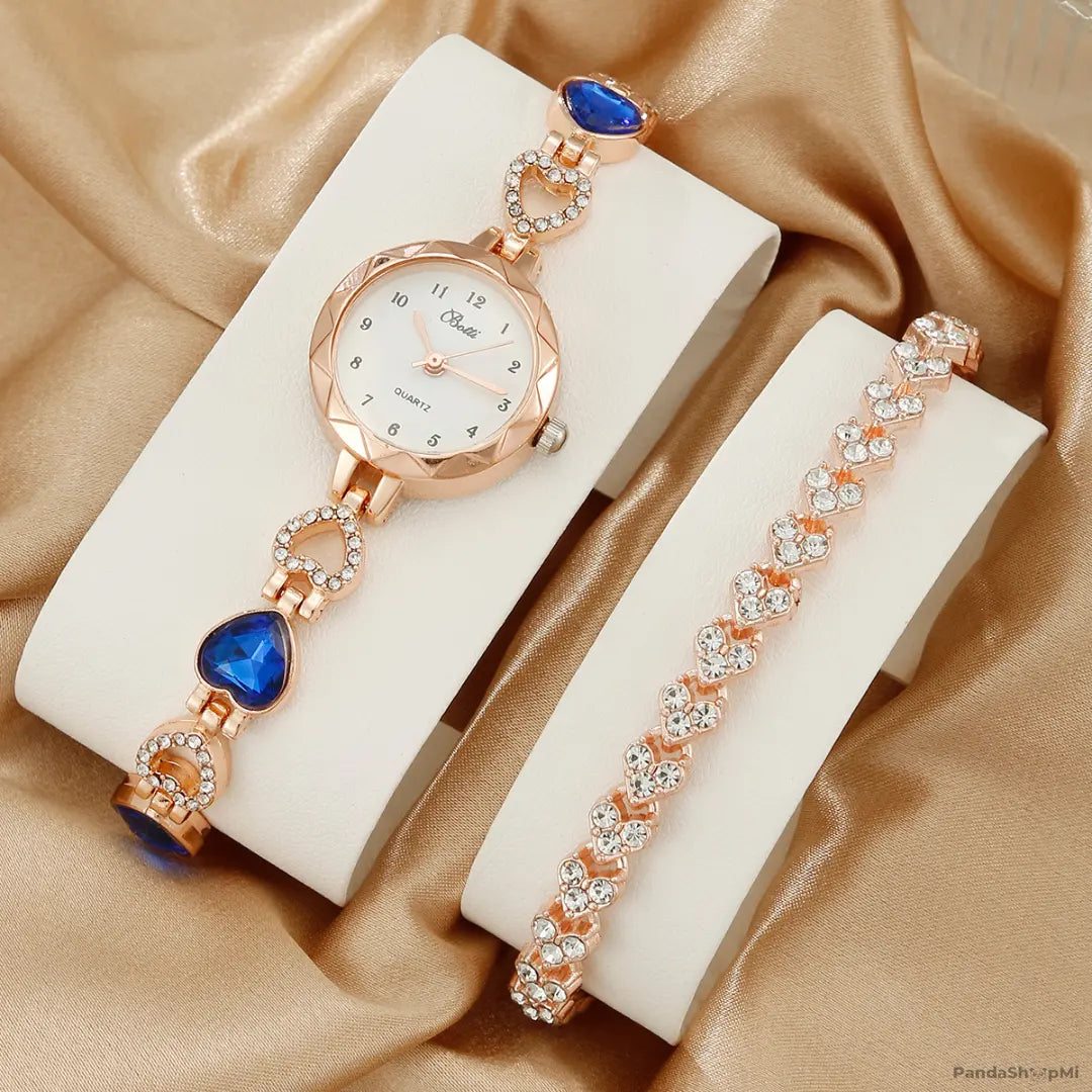 relógio-pulseira-kit-presente-pedra-azul